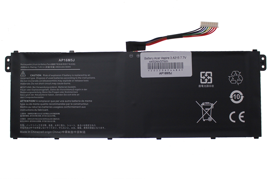 Battery Acer Aspire 3 A315 7.7V 4450Ah/37Wh