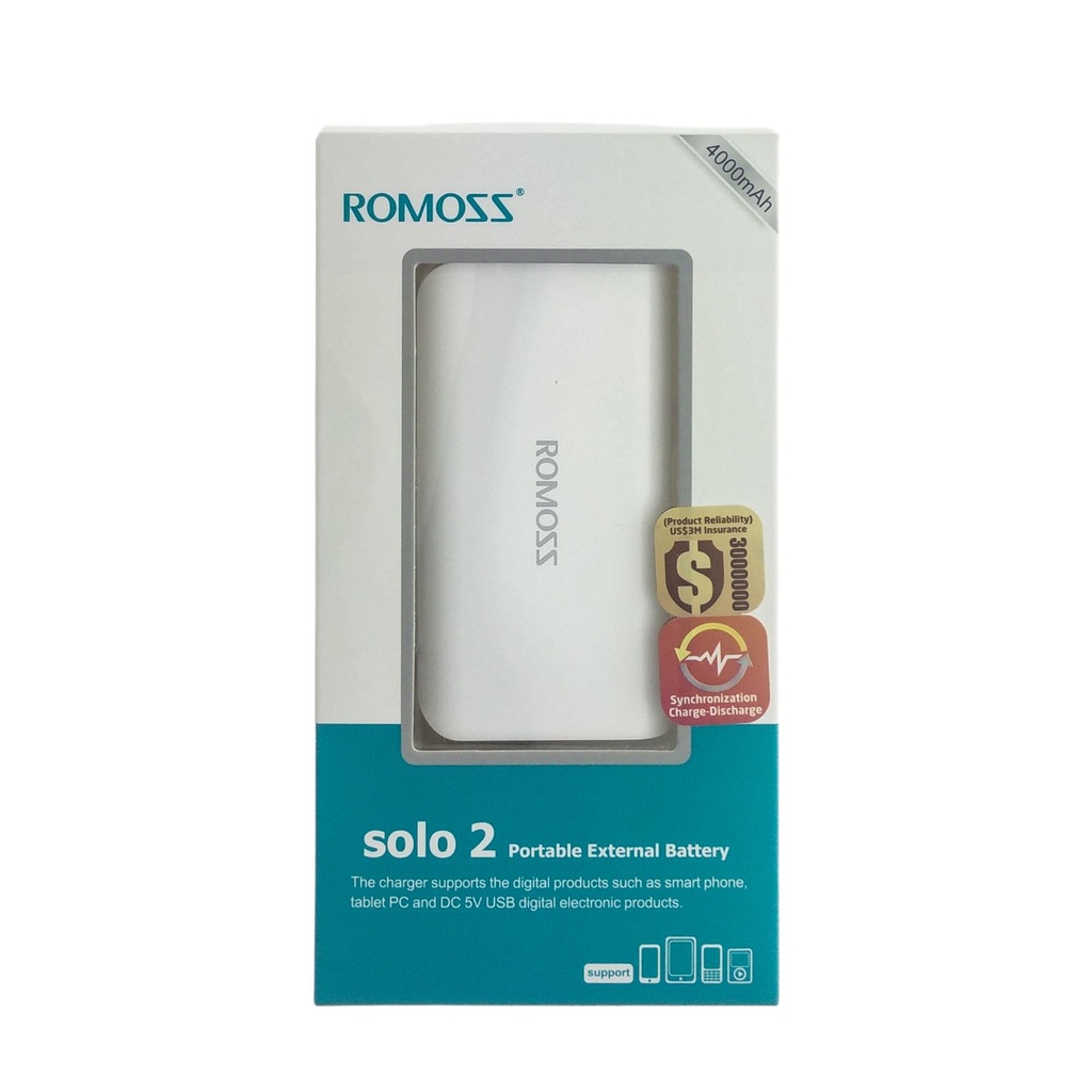Power Bank Romoss Solo 2 4000mAh - PH20-407-A               