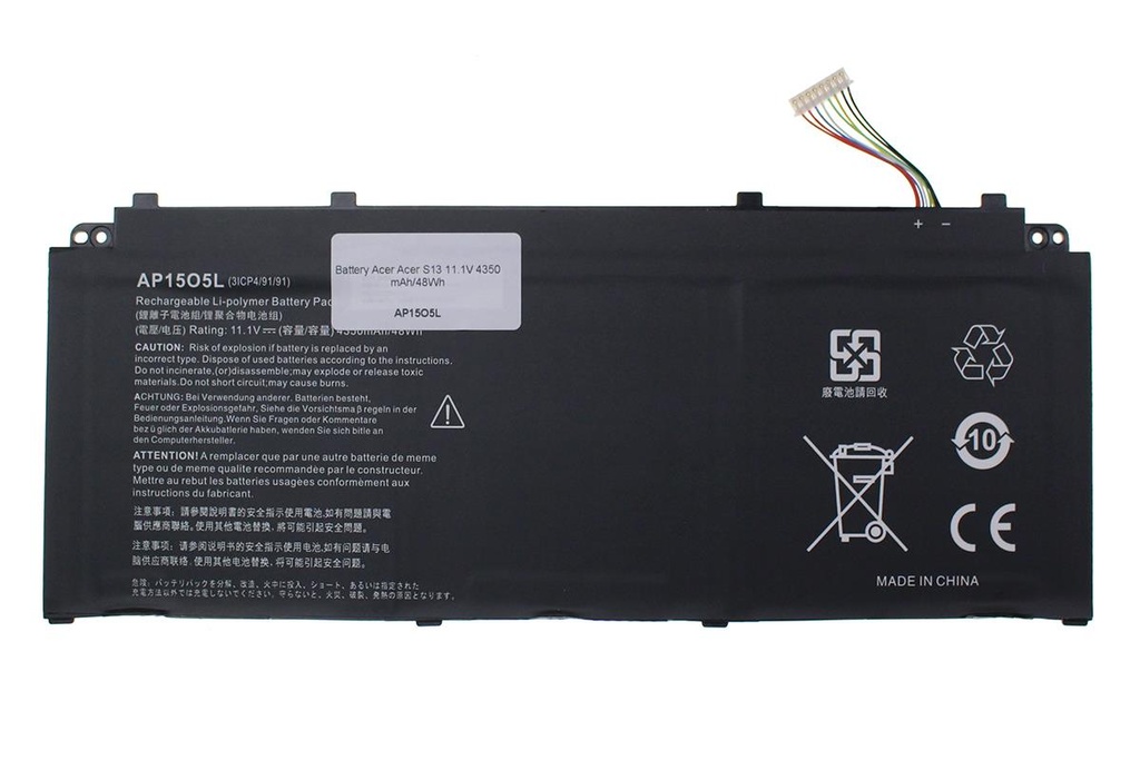 Battery Acer Acer S13 11.1V 4350 mAh/48Wh