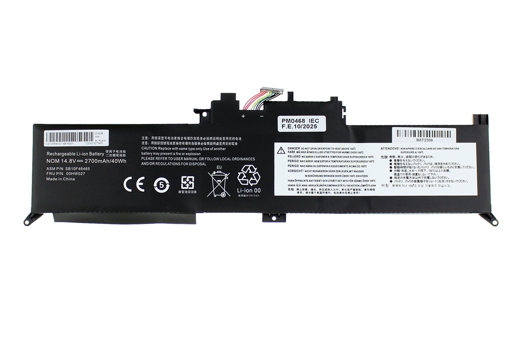 Battery Lenovo Yoga 260 14.8V 2700mAh/39Wh                  