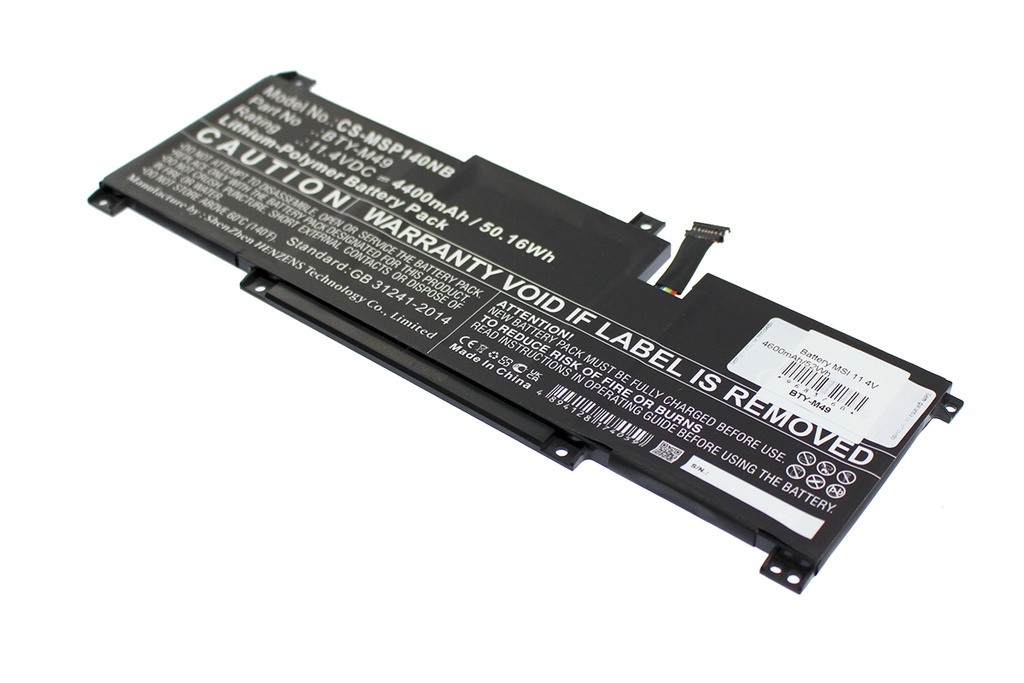 Battery MSI 11.4V 4600mAh/52Wh                              