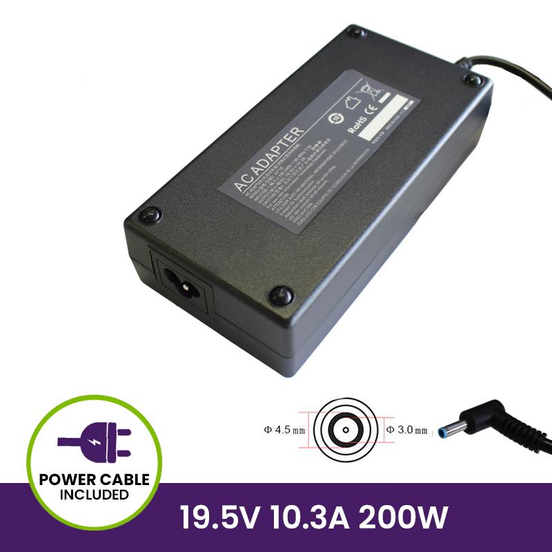 Cargador 19.5V 10.3A 200W - 4.5*3.0 Pin inside