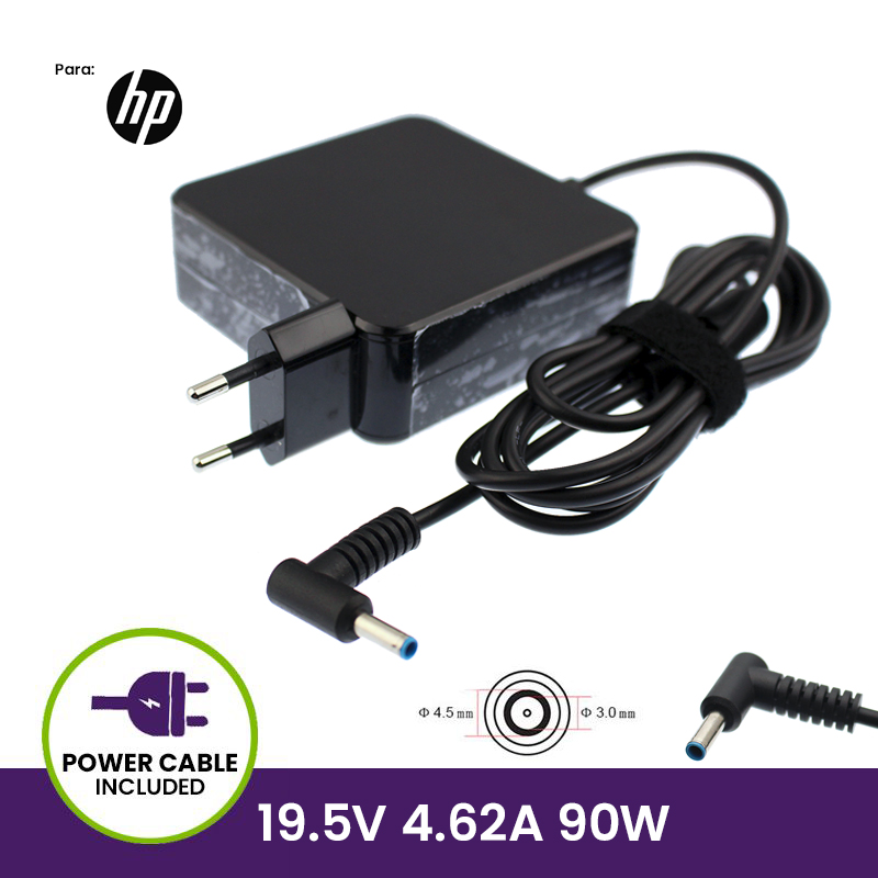Cargador 19.5V 4.62A 90W  Wall - 4.5*3.0 Pin inside