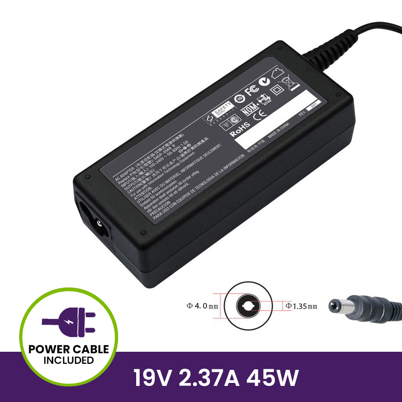 Cargador 19V 2.37A 45W - 4.0*1.35