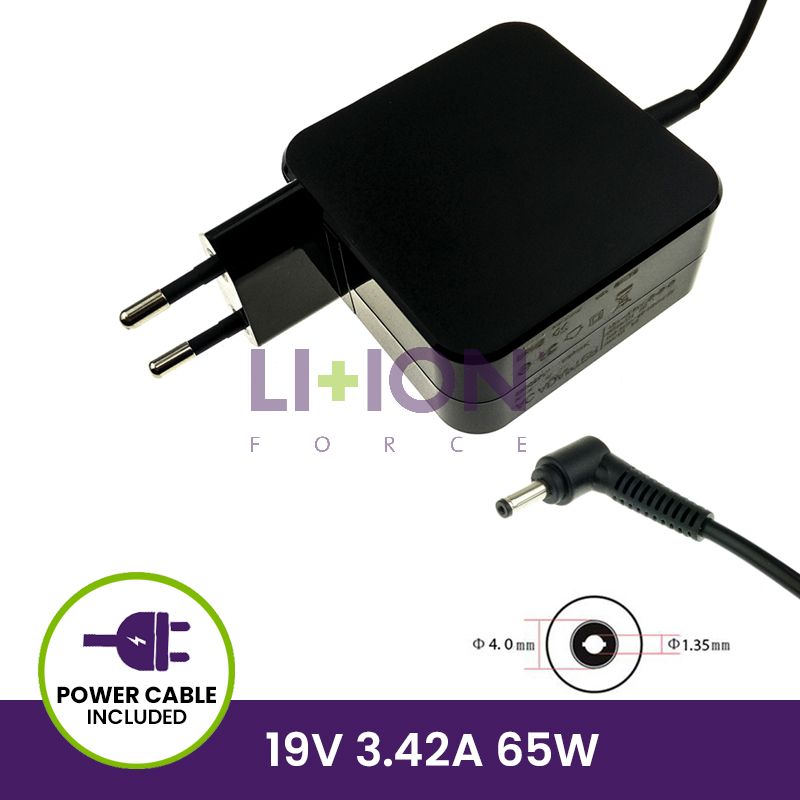 Cargador 19V 3.42A 65W Wall - 4.0*1.35                    