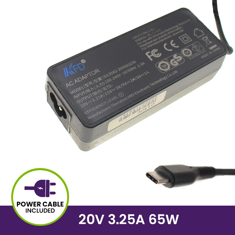 Cargador 20V 3.25A 65W - Type-C                           