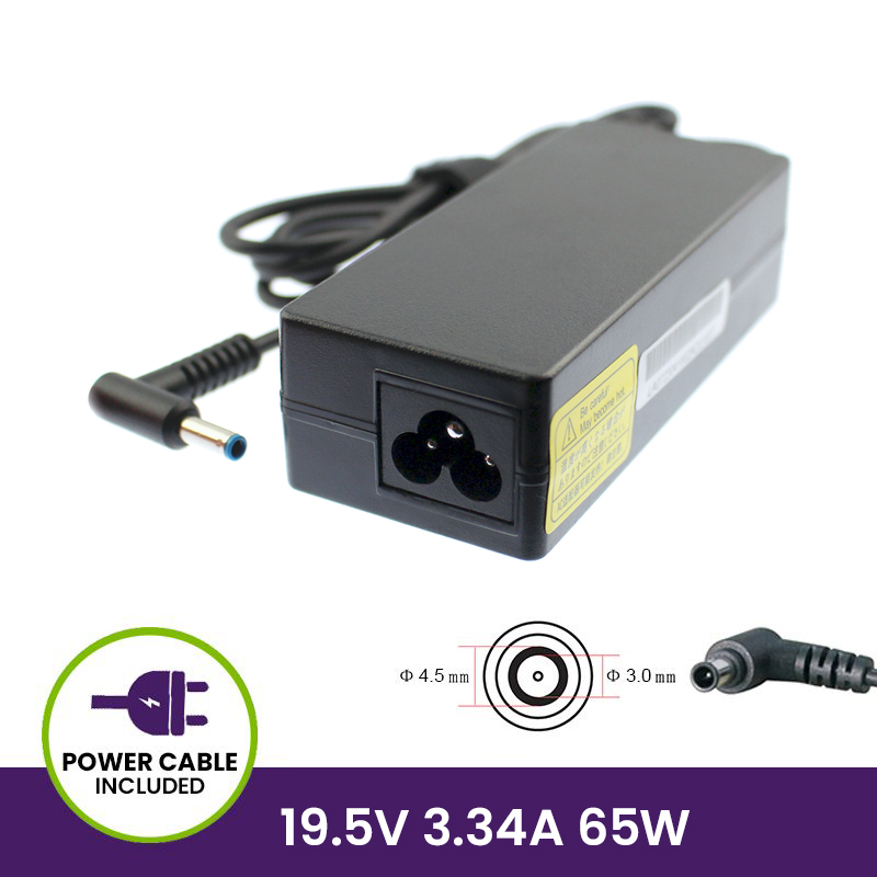 Cargador HP 19.5V 3.34A 65W - 4.5*3.0      