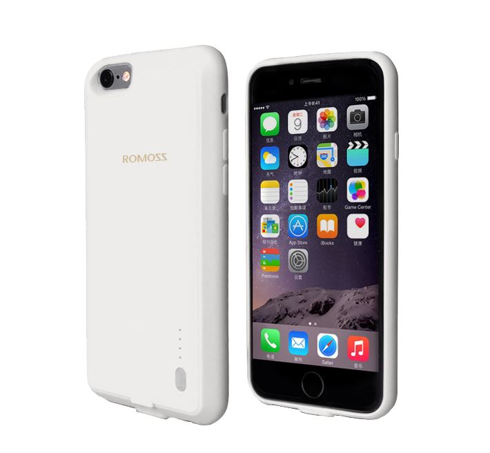Back Case Romoss Encase iPhone 6/6S White 2000mAh           