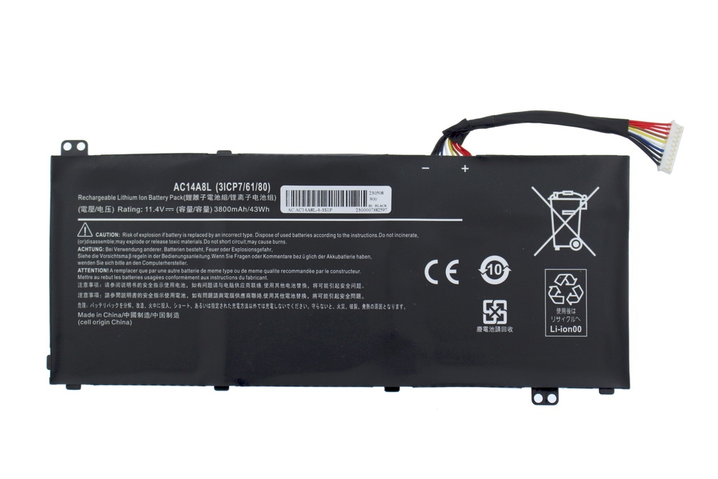 Batería Acer Aspire VN7-571G 11.4V 3800mAh/43Wh