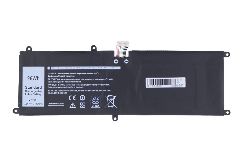 Batería Dell 7.6V 3400mAh/34Wh                              