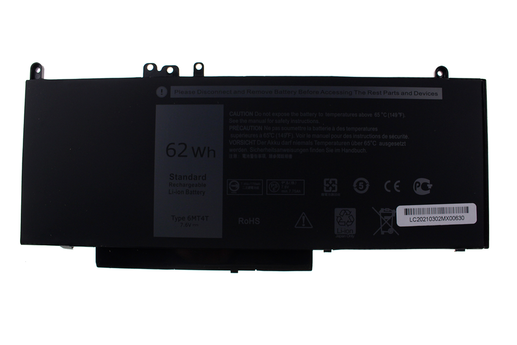 Batería Dell 7.4V 7200mAh/53Wh