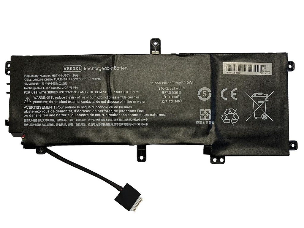 Batería HP 15-AS 11.55V 3500mAh/40wh