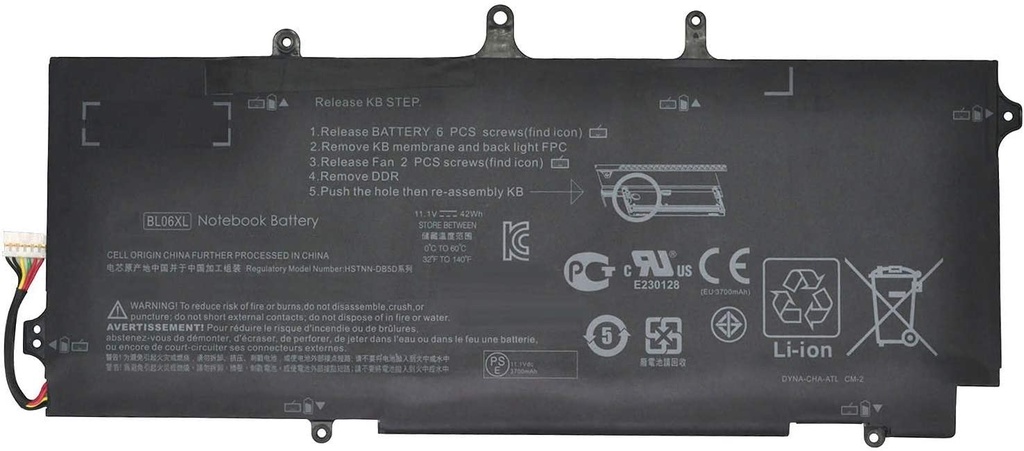 Batería HP Elitebook 1040 11.1V 3784mAh/42Wh
