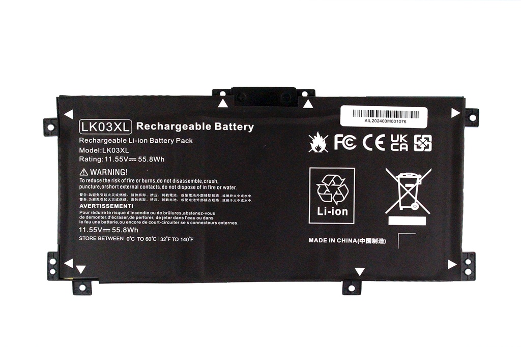 Batería HP Pavilion 15-BP 11.55V 3500mAh/40Wh            