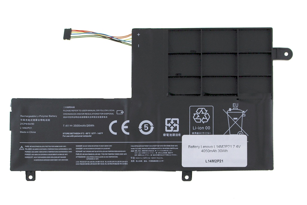Batería Lenovo L14M2P21 7.4V 4050mAh 30Wh