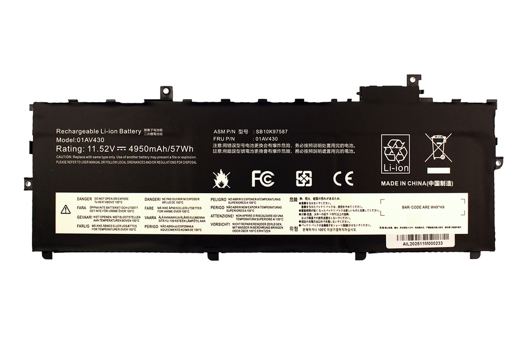 Batería Lenovo - 01AV494
