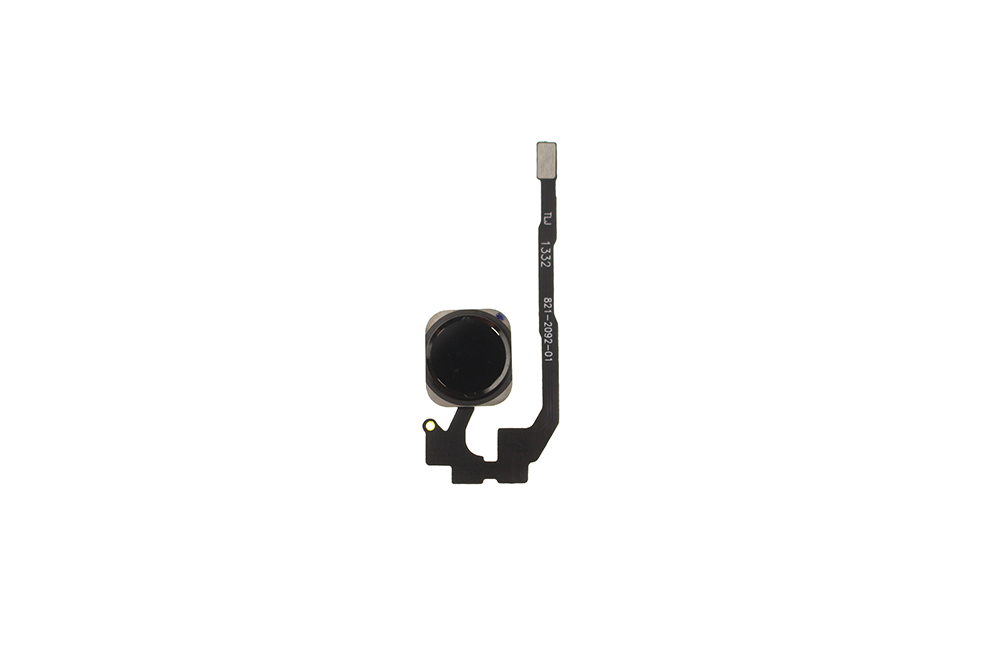 Home Botton Cap Apple iPhone 5s w/Flex - HBIP5SFXBK         