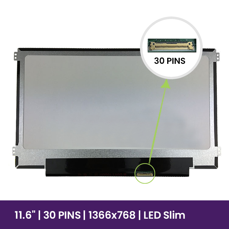 Pantalla LCD AU Optronics 11.6" WXGA 1366x768 - B116XTN02.5