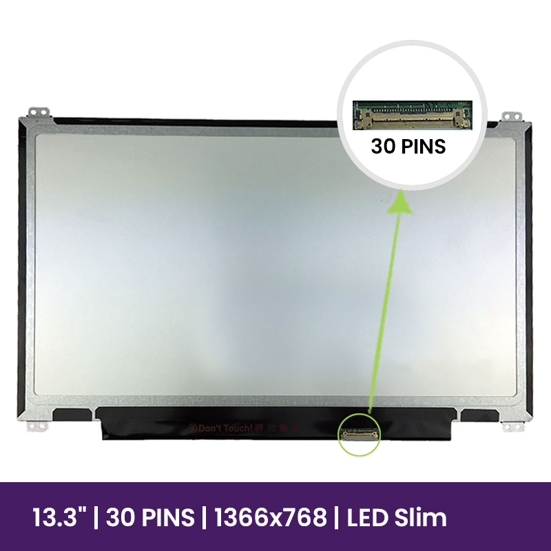 Pantalla LCD AUO 13.3 WXGA HD - 1366x768 LED Glossy