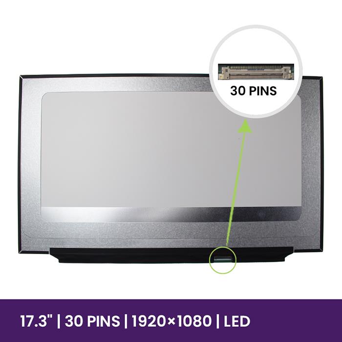 Pantalla LCD AUO 17.3 FULL HD - 1920x1080 - B173HAN04.3       