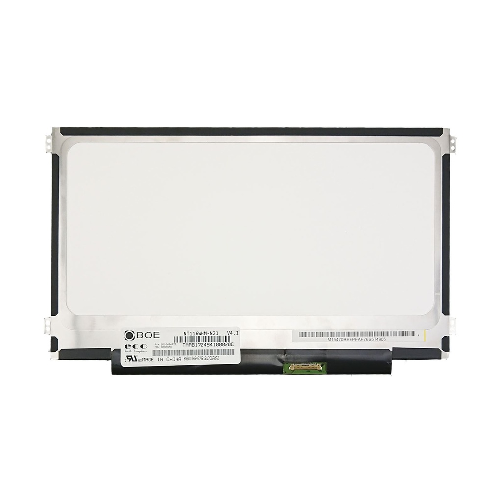 Pantalla LCD BOE 11.6" WXGA HD Slim 1366x768 - NT116WHM-N21   