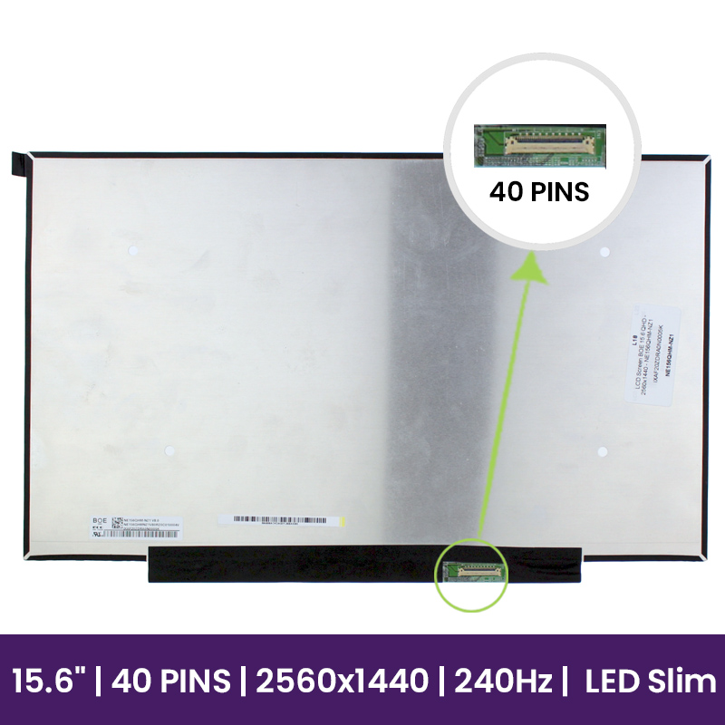 Pantalla LCD BOE 15.6 QHD - 2560x1440 - NE156QHM-NZ1          