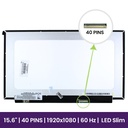 Pantalla LCD BOE 15.6 WXGA HD - 1920x1080 - NV156FHM-T00 V8.1 