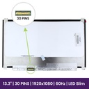 Pantalla LCD Chi Mei 13.3" FHD 1920×1080 - B133HTN01.4