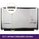 Pantalla LCD Chi Mei 13.3" QHD+ 3200x1800 - LP133QD1-SPB2     