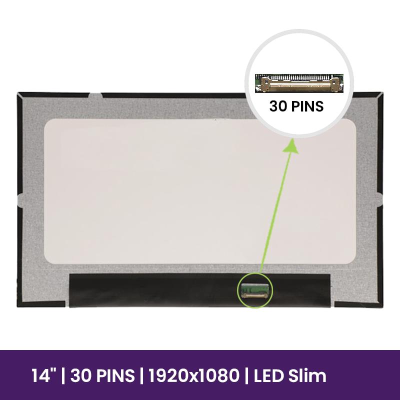 Pantalla LCD Chi Mei 14" WUXGA Slim 1920x1080 - N140HCA-E5B   