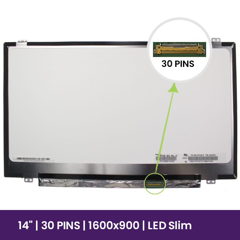 Pantalla LCD Chi Mei 14" WXGA - 1600x900 - N140FGE-EA2        