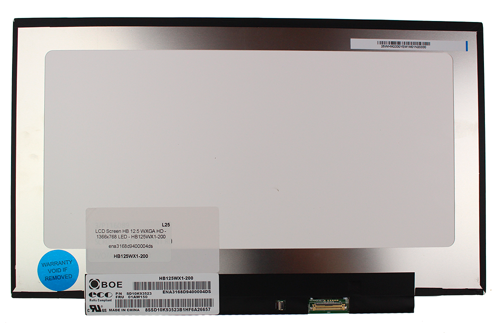 Pantalla LCD HB 12.5 WXGA HD - 1366x768 LED - HB125WX1-200