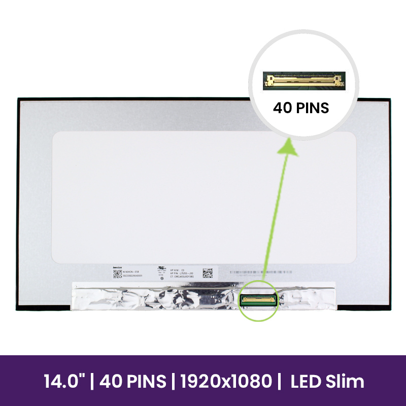Pantalla LCD InnoLux14" WUXGA Slim 1920x1080 - N140HCN-E5B