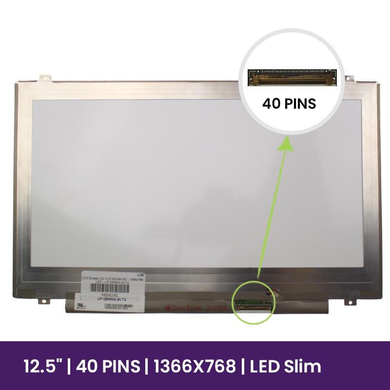 Pantalla LCD LG 12.5 WXGA HD - 1366x768 LED - LP125WH2-SLT2   