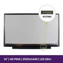 Pantalla LCD LG 14" QHD - 2560x1440 - LP140QH1-SPB1           
