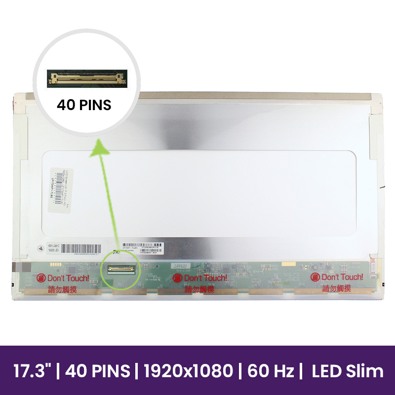 Pantalla LCD LG 17.3 FULL HD - 1920x1080 - LP173WF1-TLB2      