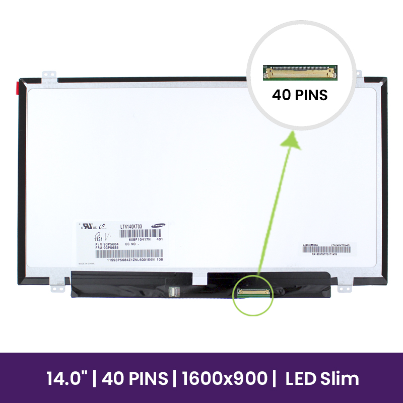 Pantalla LCD Samsung 14" WXGA HD 1600x900 - LTN140KT03        