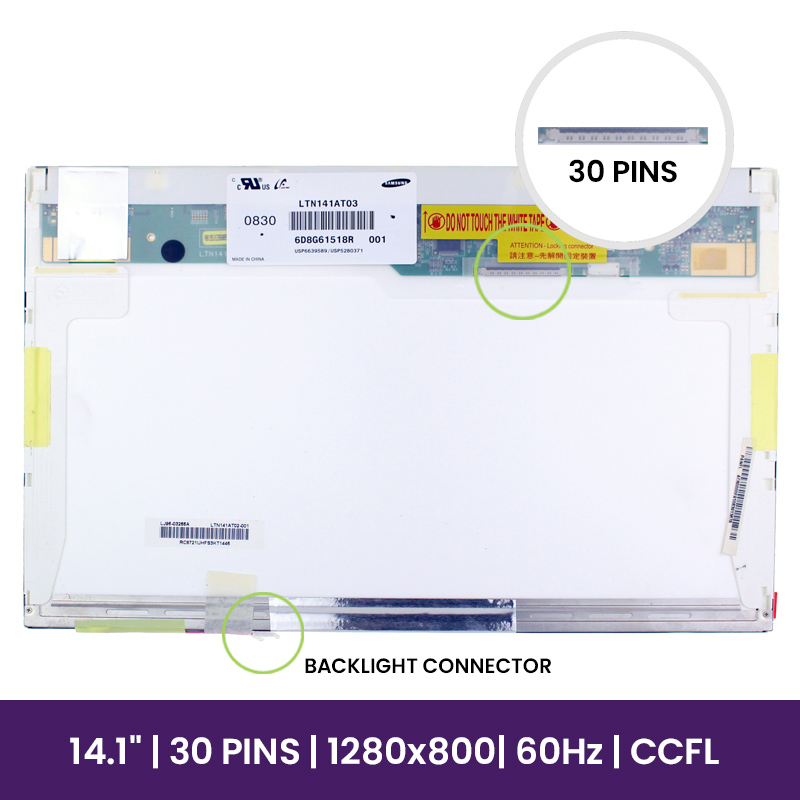 Pantalla LCD Samsung 14.1" WXGA 1280x800 - LTN141AT03         