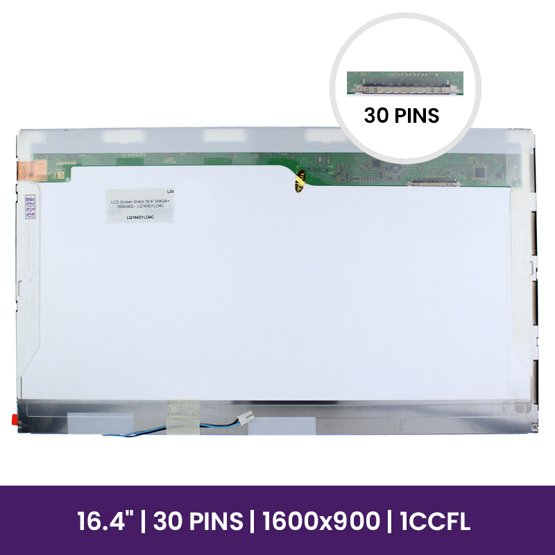 Pantalla LCD Sharp 16.4" WXGA+ 1600x900 - LQ164D1LD4C         