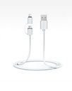 Romoss 2 in 1 Universal Data Cable - Lightning  & Micro-USB 