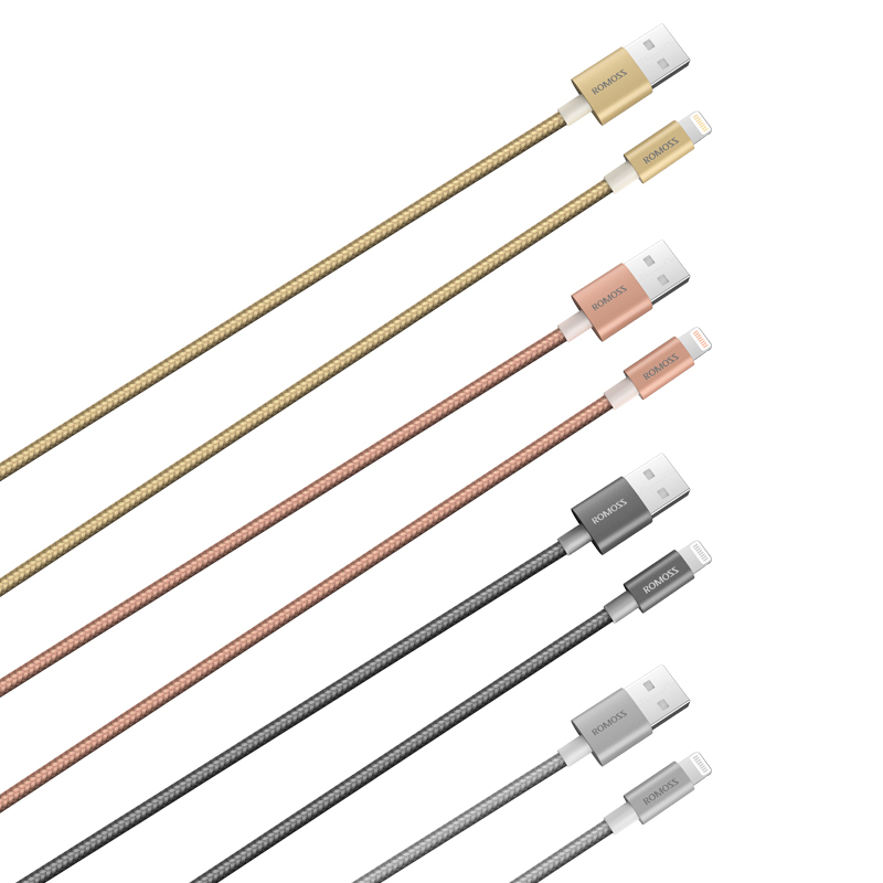 Romoss Lightning Data & Charge Cable Nebula Rose Gold       