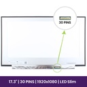 Pantalla LCD Innolux 17.3 FULL HD - 1920x1080 - N173HCE-E3C