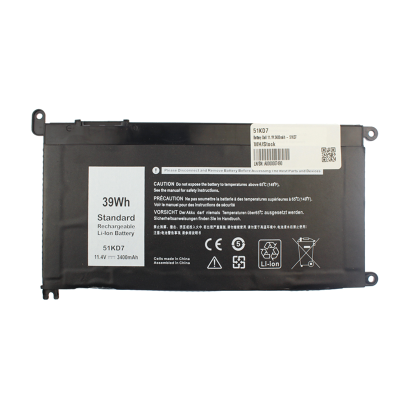 Batería Dell 11.1V 3400mAh - 51KD7