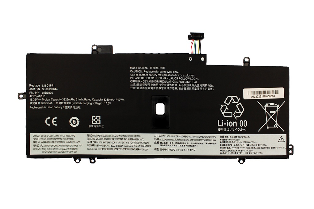 Batería Lenovo - 02DL005