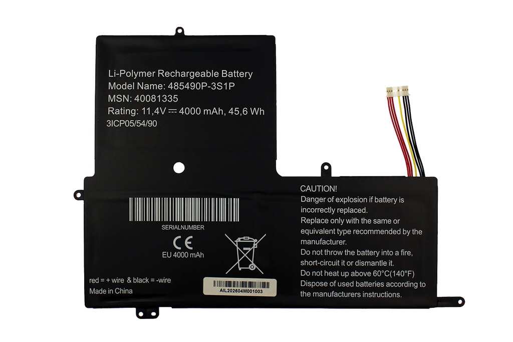 Bateria Lenovo XU140W - 485490P-3S1P