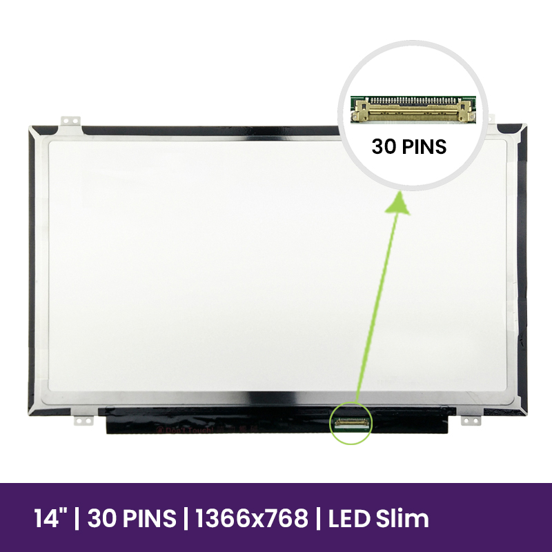 Ecrã LCD HKC 14" WXGA HD 1366x768 - MB140AN01-7