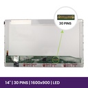 Pantalla LCD AUO 14 HD+ - 1600x900 LED Matte - B140RW01 V.2   
