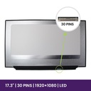 Pantalla LCD AUO 17.3 FULL HD - 1920x1080 - B173HAN04.3       