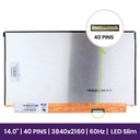 Pantalla LCD BOE 14" UHD 3840 x 2160 - NV140QUM-N61           