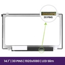 Pantalla LCD BOE 14 WXGA FHD - 1920x1080 - NV140FHM-N41